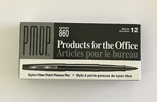 PAPERMATE - 863-11 - PMOP 860 BLACK NYLON FIB...