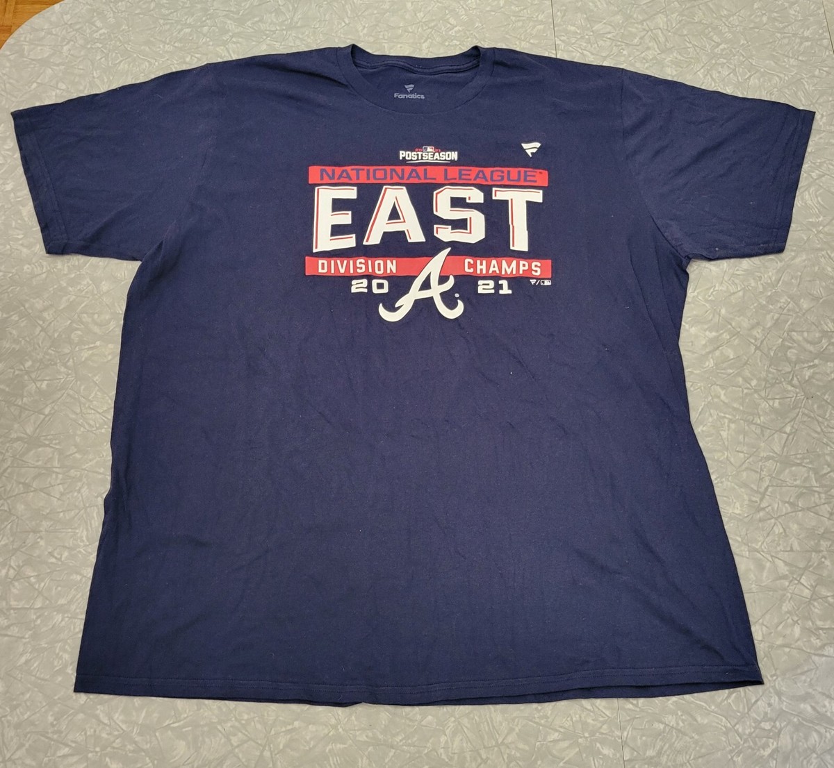 Fanatics Atlanta Braves National League East Division Champs 2021