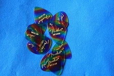 Fender Rainbow Color Celluloid Picks, Medium Gauge, 12 per Pack,MPN 198-0351-102
