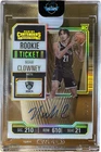 NOAH CLOWNEY 2023-24 CONTENDERS ROOKIE TICKET CLEAR RC On card AUTO 01 /10 NETS