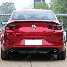 For 2019-2026 Mazda 3 Axela Sedan V-type Real Carbon Fiber Trunk Lid Spoiler For 2019-2026 Mazda 3 Axela Sedan V-type Real Carbon Fiber Trunk Lid Spoiler