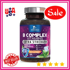Vitamin B Complex Vitamin B Supplement - B-Complex Vitamins with B12, B6, B9