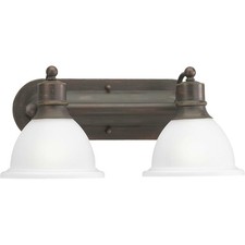 Progress Lighting P3162 Madison 2 Light Bathroom Vanity Light - Bronze