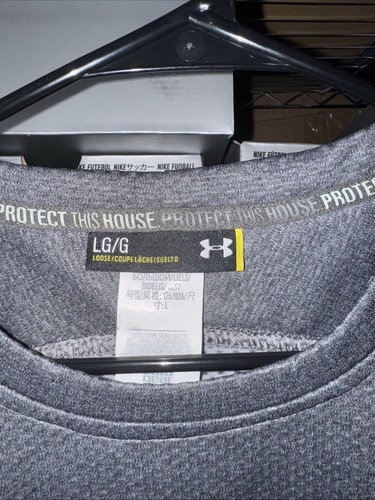 Men's L đŸ”¥Notre Dame Under Armour Sweater Crewneck Coldgear Pullover on-field - Picture 3 of 6