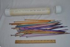 Large lot of crochet hooks