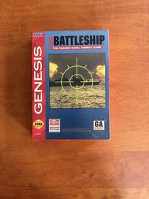 Super Battleship (Sega Genesis) Excellent CIB Complete  w/ Reg - Cardboard Box