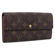 LOUIS VUITTON Monogram Portefeuille Sarah Long Wallet M61734 LV Auth 197560