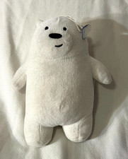 We Bare Bears Ice Bear 8.5" White Plush Stuffed Animal w/Suction Cup/String
