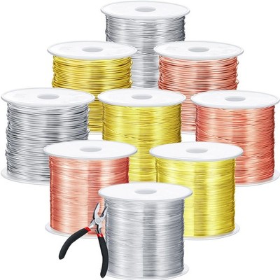 9 Pack Jewelry Wire 20 Gauge 24 Gauge 26 Gauge Craft Jewelry Wire Jewelry Mak...