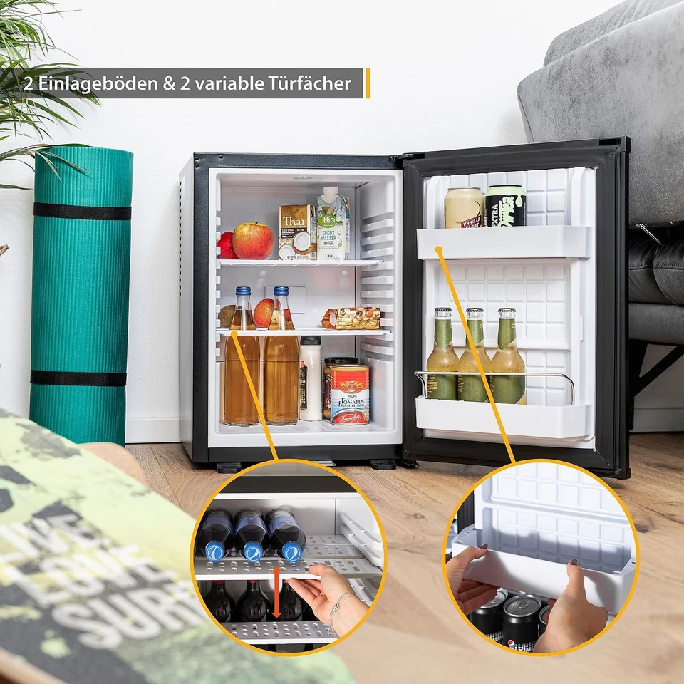 Mini Kühlschrank Kühlbox Minikühlschrank Camping Auto 220V TZS *B-Ware* - Bild 3 von 4