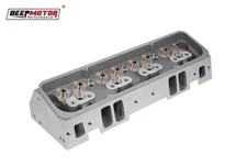 Deepmotor SBC 350 Cylinder Head Bare Straight Plug for Small Block Chevy Aluminu