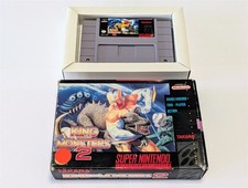 King of the Monsters 2 SNES Super Nintendo w/ Original Box Authentic Tested Rare