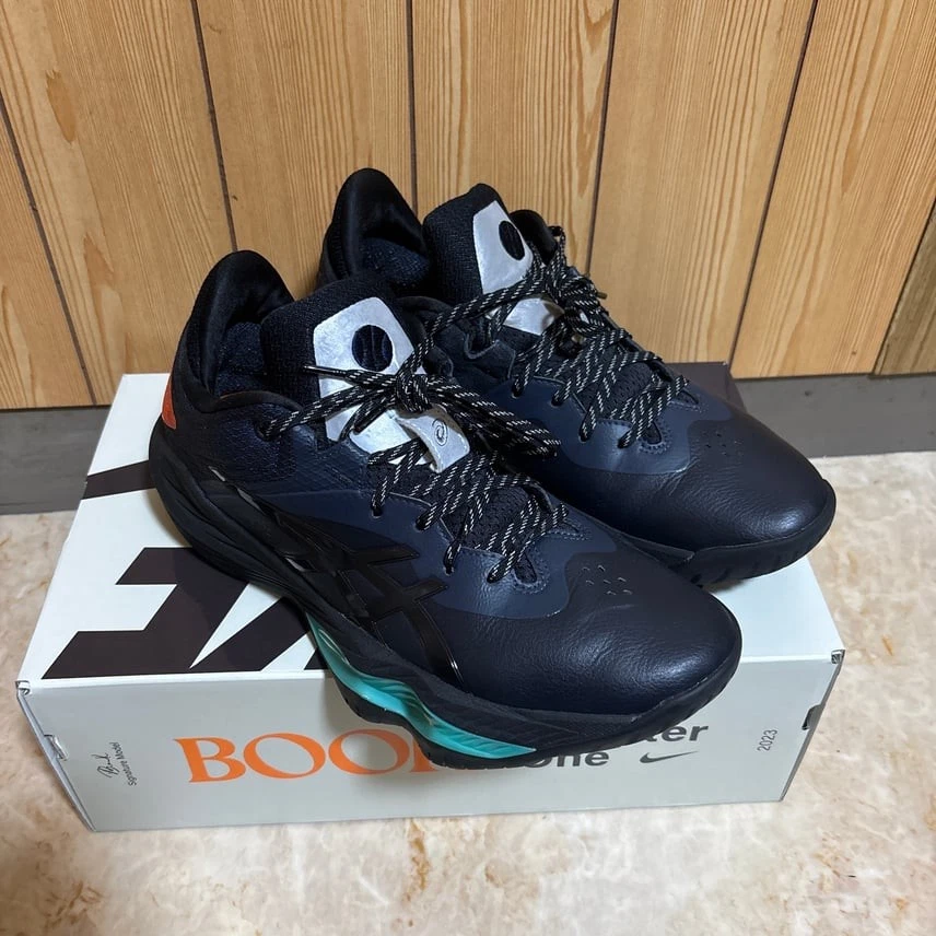 ballaholic x ASICS Nova Surge Low Midnight Aurora Green for Sale