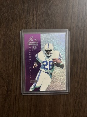 1994 Playoff Contenders Rookie Contenders Marshall Faulk #4 Indianapolis Colts