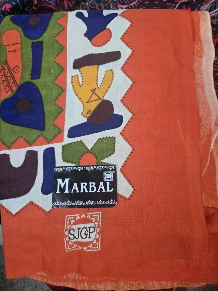 NWT Cotton Jaipuri Bed Sheet mandala Throw Queen Bedding Cover Chams Set - Image 3 of 4