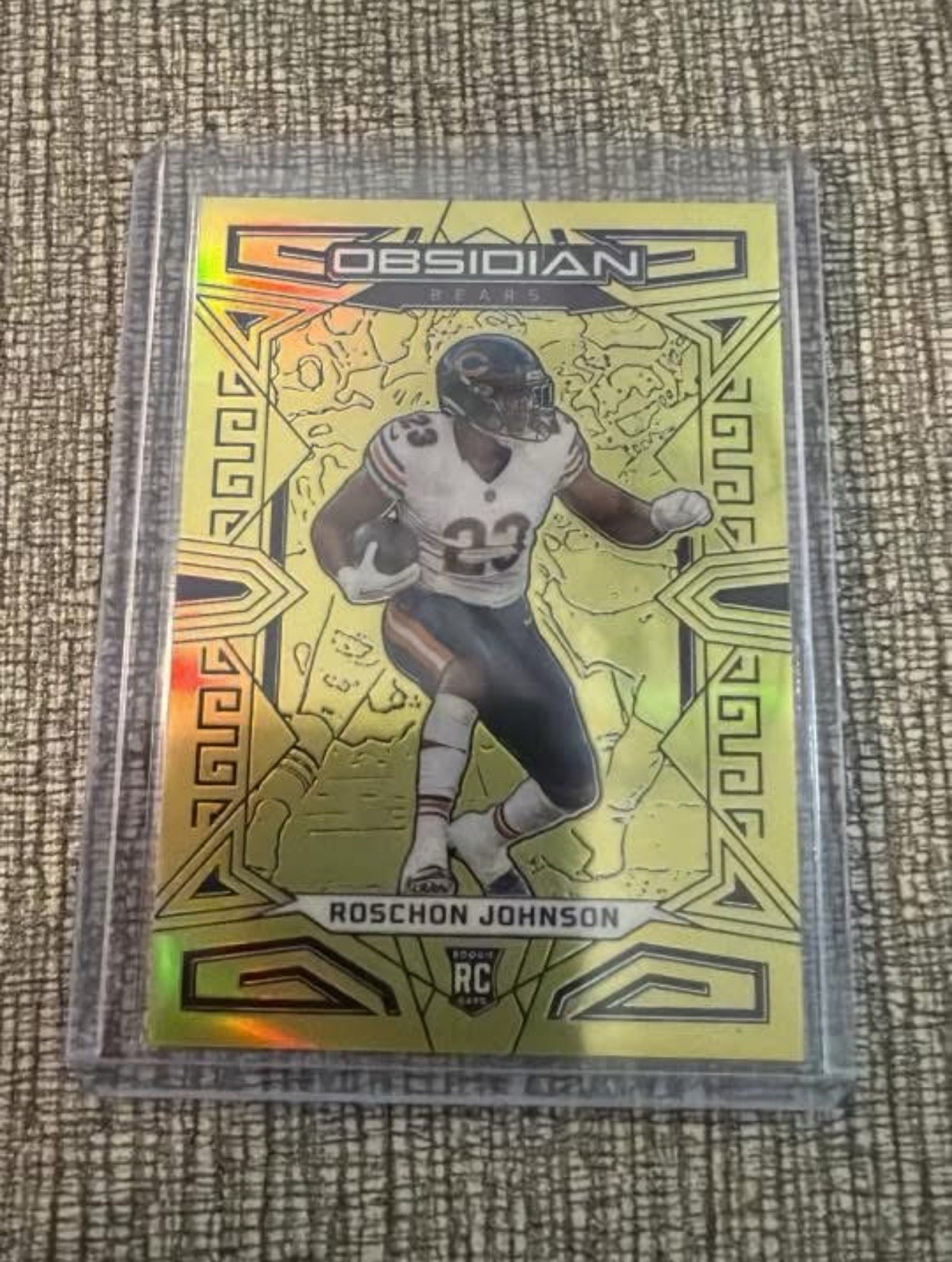 ROSCHON JOHNSON - 2023 Obsidian #114 - Gold Flood /10 - CHI