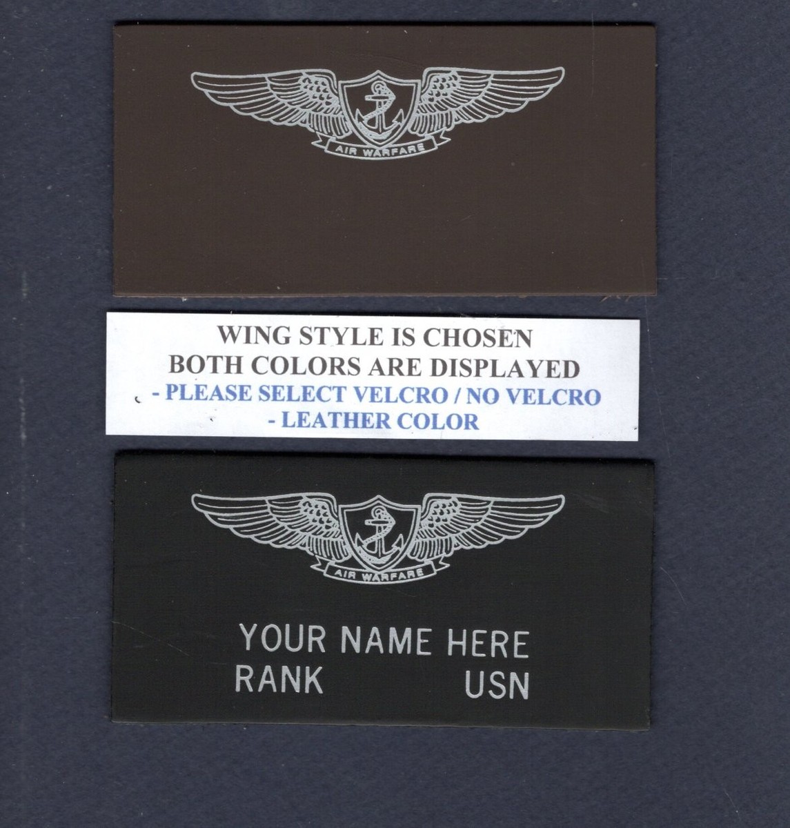 80年代　U.S. NAVY TEAM SIX ポケットパッチ Personalized Leather Name Tag USAF NAVY USMC USCG ARMY Flight