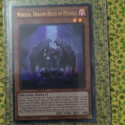 Yu-Gi-Oh! TCG Nebulus, Dragon Ruler of Mishaps ALIN-EN019 1st Ed
