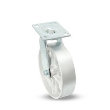 Klutch 8in. Steel Swivel Caster 1000-lb. Capacity