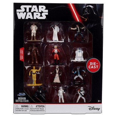 Star Wars Pack 12 Metallfiguren Figuren 4cm Jada Toys