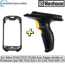 Trigger Handle w/Protective Case for Zebra TC52X TC57X TC52AX STRG-TC5X-ELEC1-02