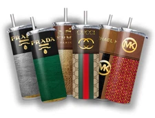 Purse Design 20 OZ STAINLESS STEEL TUMBLER CUP +LID/STRAW