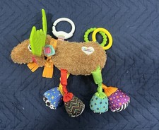 Lamaze Mortimer the Moose Baby Sensory Crinkle Toy with Teether Rings