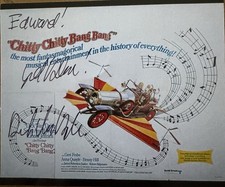 Dick Van Dyke Signed 4.75 x 5” Photo Inscribed Card Chitty Chitty Bang Bang COA