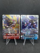 Digimon TCG Wargreymon + MetalGarurumon BT22-013 BT22-026 CYBER EDEN