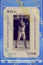 Ken Griffey Jr. /55 THOWBACK LONG FLY CARD SSP DONRUSS SEATTLE MARINERS MINT
