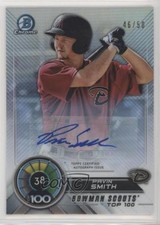 2018 Bowman Scouts' Top 100 Refractor Auto 46/50 Pavin Smith #BTP-38 Auto 0w8f