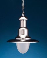 Glanzvolle HäNgeleuchte Chrom Aus Messing Ø26Cm Maritime Lampe Esstisch KüChe