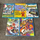 JP Wii U Video Game Lot New Super Mario Bros. U Mario Maker Nintendo Land Kart 8