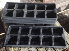 9 x 10 Cell Seed Starter Trays Plant Growing Plug Germination Seedling