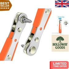 4.5-Inch Mini Ratchet Wrench: Right Angle Magnetic Screwdriver for Tight Spaces