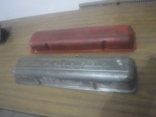 195556575859 Chevrolet Car V8 Staggered Scripted Valve Covers Used Oem