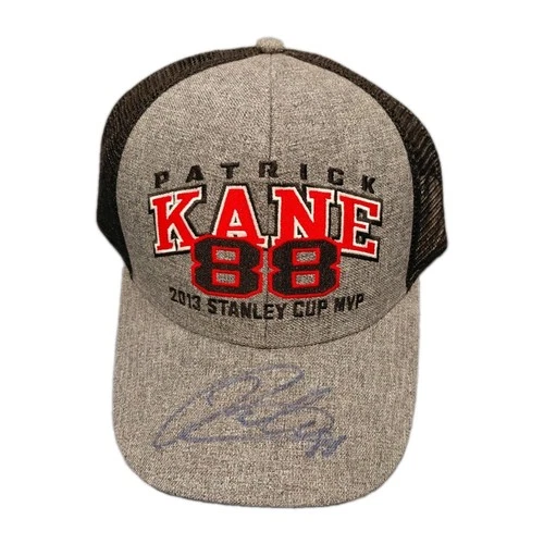 Rare Patrick Kane Signed  Custom Hat