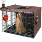 Peipaws Dog Crate Cover 36 Inch - Three Doors Waterproof Dog Kennel Cover, 600D