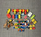Vintage 1970's Fisher Price Little People Figurines & Accessories Mixed Lot