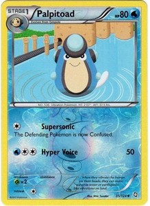 Palpitoad 35/124 B&W Dragons Exalted REVERSE HOLO PERFECT MINT! Pokemon