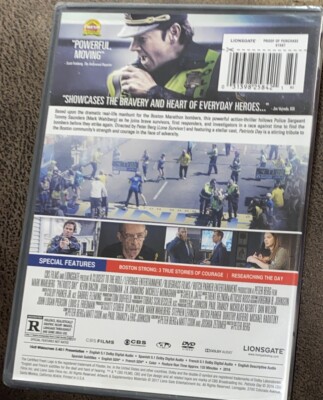 Patriots Day DVD, Mark Wahlberg, Kevin Bacon, John Goodman, J.K.