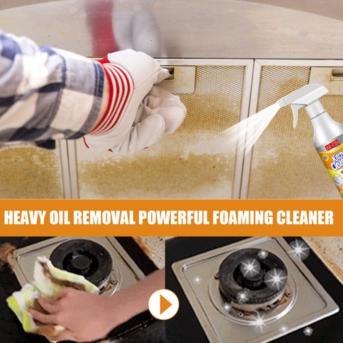 Foam Cleaner Kitchen Grease Cleaner Stain Remover Magic Degreaser Spray Kitchen - Picture 7 of 12