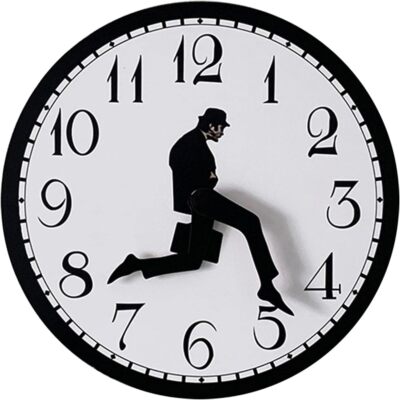 Home Decor Walking Silent Wall Clock Battery Powered, Round Modern Wall Clocks