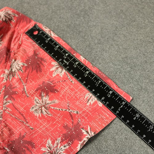 Marks & Spencer Limited Edition Palm Print Hawaiian Button Down Shirt Red L - Picture 24 of 24