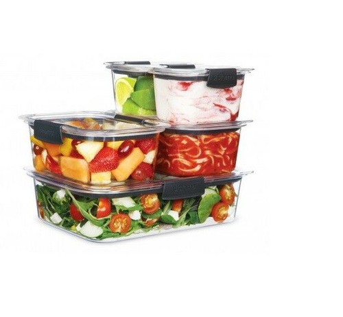 14 Piece Sistema Brilliance Food Storage Set Leakproof Container Lunch Box