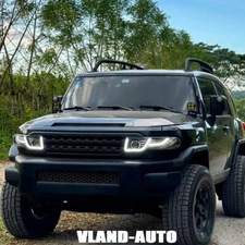 2007-2015 VLAND LED Projector Headlights & Black Grille For Toyota FJ Cruiser