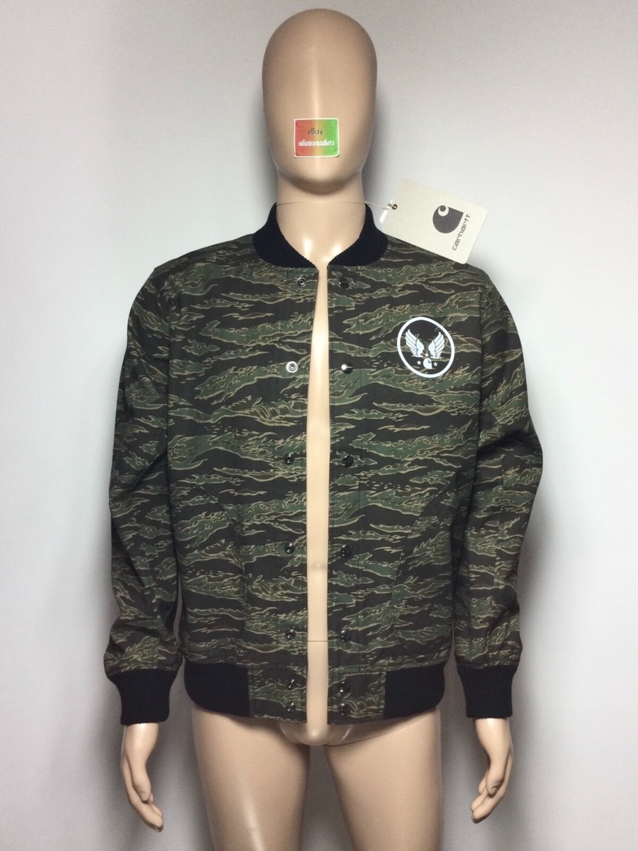 Carhartt WIP Loop Emblem Jacket Medium M Camouflage I022699 Carhartt WIP Loop Emblem Jacket Medium M Camouflage I022699