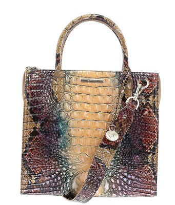 NWT Brahmin Caroline in Reptilian Ombre Melbourne Leather