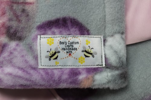 Nueva manta de mariposa hecha a mano - artesanías personalizadas de abejas - Imagen 3 de 5