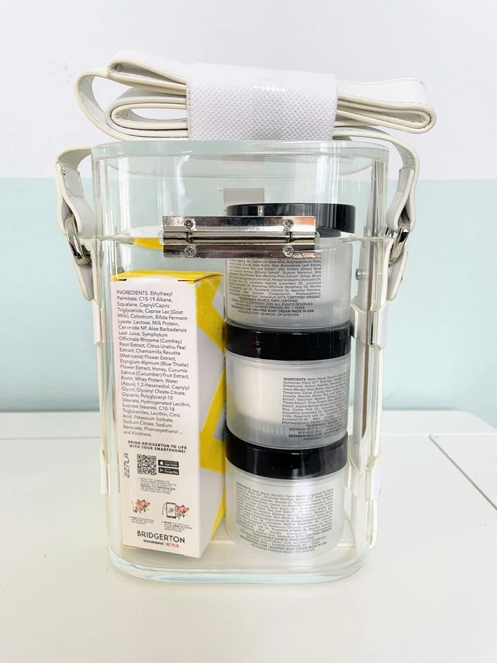 Bolsa de acrílico Beekman 1802 con productos Beekman Foto 3 de 4